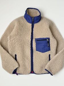 80s USA製 patagonia レトロ パイル カーディガン オリジナル パタゴニア クラシック ボア フリース ジャケット ビンテージ ヴィンテージ