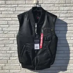 アルファ　ma-1 Polar Vest　S　ブラック