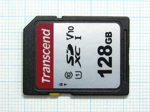 ★Transcend ＳＤＸＣ メモリーカード １２８ＧＢ 中古★送料８５円・１８５円