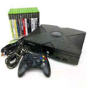 Microsoft Xbox VIDEO game System 本体 ソフト 鉄騎 他 通電確認済 alp梅0203