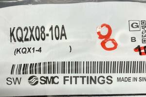 T-K-30　SMC　KQ2X08-10A　8個　未使用