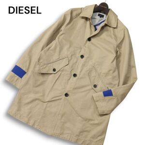 DIESEL ディーゼル 秋冬 ツイル コットン★ ステンカラー コート Sz.XS メンズ　I4T04295_C#N