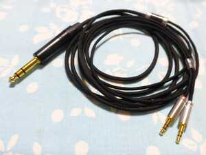 TAGO STUDIO TAKASAKI T3-01 T3-03 MOGAMI 2799 6.3mm 標準プラグ 200cm 長め (変更可) HiFiMAN SUNDARA ANANDA Arya HE560 V4 HE1000SE