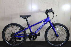 人気美品！LOUIS GARNEAU ルイガノ LGS-J20 20型 アルミ シマノ6速 本格子供用MTB BLUE