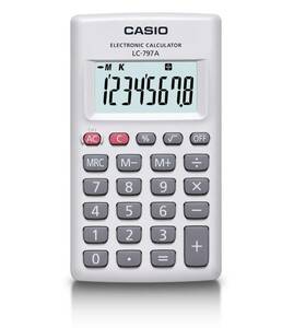 【100円出品】【新品・未開封品】カードタイプ電卓 CASIO LC-797A-N