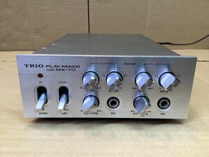 TRIO トリオ MX-70 PLAY MIXER プレイミキサー 音響機器