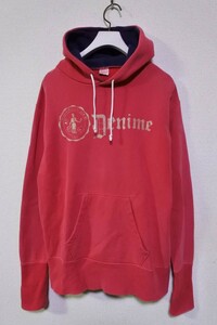 DENIME ORIZZONTI Hoodie size M 旧ドゥニーム スウェット パーカー オリゾンティ レッド 日本製