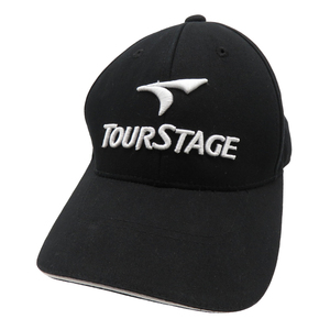 【1円】TOUR STAGE ツアーステージ キャップ ブラック系 57-59cm [240001888176]