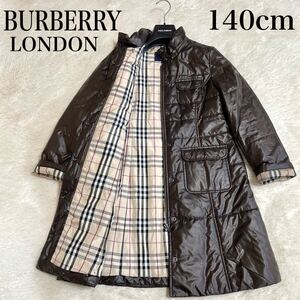 BURBERRY ノバチェック キルティング 中綿 ダウンジャケット 140cm バーバリー Aライン