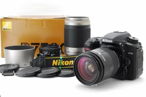 Nikon ニコン D7500 トリプルレンズキット 新品SD32GB付き ショット数3608回