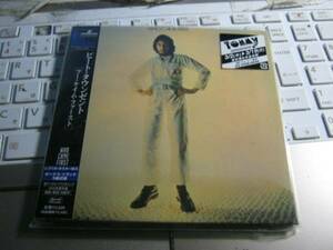 PETE TOWNSHEND ピートタウンゼント / WHO CAME FIRST 帯付 紙ジャケCD ザ・フー ROGER DALTRY KEITH MOON