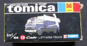 ■貴重品■NISSAN DIESEL Condor LIFT-ARM TRUCK TOMICA No.56