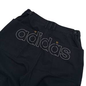 adidas アディダス BIGロゴ スラックスパンツ L/ブラック