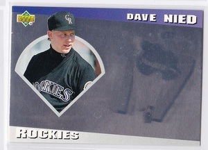 【ホログラムカード】1993Upper Deck #23 Dave Nied