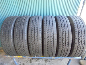 ブリヂストン　BLIZZAK W979　195/75R15　109/107L LT　6本　8～9分溝