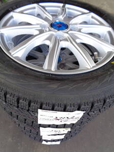 S198-2　未使用　BSブリザックＶＲＸ2　155/65R14+アルミホイール　14×4.5J　100-4H　45　軽自動車用　新品4本セット