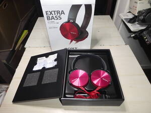 SONY MDR-XB450 EXTRA BASS ステレオヘッドホン