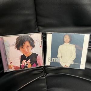 鈴木亜美　SUZUKI AMI シングルCD 「white key」 アルバムCD 「SA」 中古　アミーゴ　2枚セット　中古CD ＊32