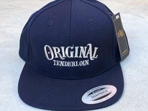 1円～1スタ 新品 正規品TENDERLOIN テンダーロイン CAP OT フラット バイザー ベースボール キャップ Original オリジナル NAVY ネイビー