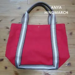 値下げANYA HINDMARCH pont tote レッド ポントトート