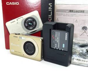 ★極上品★ CASIO カシオ EXILIM EX-Z90 コンパクトデジタルカメラ ゴールド 元箱付 #Z027