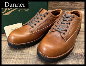 送無 新品 Danner ダナー D211407 グレシャム シボ革 オイルドレザー ウォーキング シューズ ブーツ 短靴 吸汗 速乾 アウトドア 茶 26.0 ②