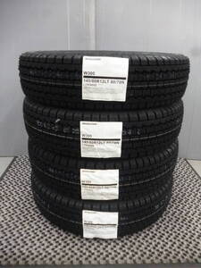 4本送料込み15,600円～☆ブリヂストンW300☆145/80R12(145R12 6PR同等品)☆2024年製☆サンバー・ハイゼット・エブリー☆領収書OK☆H