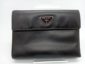 PRADA 31 三つ折財布 ブラック プラダ