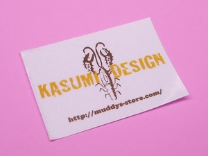 霞 デザイン オフィス KASUMI DESIGN ステッカー エビチュー クリア シール　84-58mm