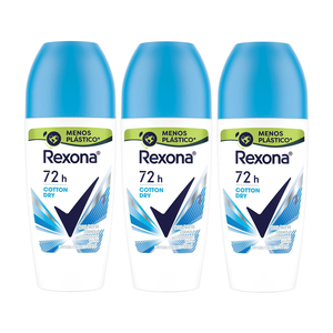 デオドラント ワキ用 Rexona ウーメン コットン 50ml×3個