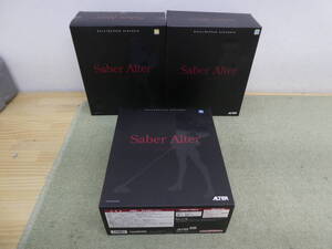 078-W85) 中古品 Fate/hollow ataraxia セイバーオルタ メイドVer. 1/6 スケール フィギュア 3点セット アルター 国内正規品