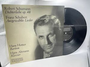 [X-656] [PREISER:PR3145]ホッターのシューマン/「詩人の恋」ほか/オーストリア　クラシック　LP