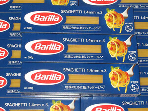 Barilla　バリラ　イタリア　スパゲッティ　1.4㎜×500g×12箱　冷製パスタやスープスパゲッティにもどうぞ　パスタ