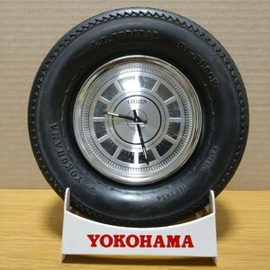 YOKOHAMA TIRE CITIZEN シティズン ヨコハマタイヤ 時計 タイヤ 記念 限定 希少 グッズ コレクション ロゴ clock collection advan logo