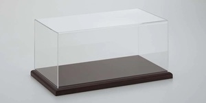 kyosho 京商 1/18 Display case ディスプレイ ケース ＆ 木製ベース ブラウン 未開封