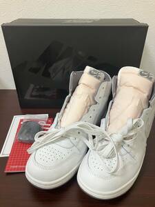 【20707】NIKE JORDAN AIR SHIP PE SP DZ3497-100 28.5cm ナイキ ジョーダン エアシップ ホワイト グレー スニーカー 箱付き