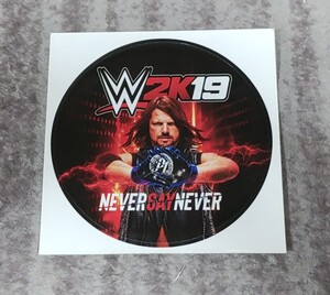 WWE2K19 AJスタイルズ ステッカー シール