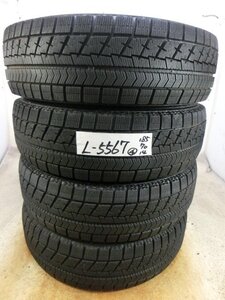 L-5567 溝あり 中古スタッドレス ブリヂストン BLIZZAK VRX 185/70R14 88Q (4本)