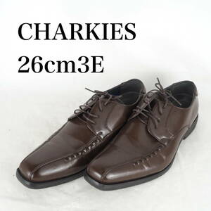 MK4037*CHARKIES*チャーキーズ*メンズビジネスシューズ*26cm3E*茶