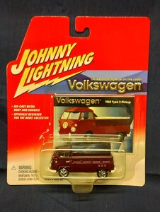 ジョニーライトニング 1/64 65年型 フォルクスワーゲン タイプ・ツー ピックアップ JOHNNY LIGHTNING Volkswagen Type 2 Pickup 傷み有り