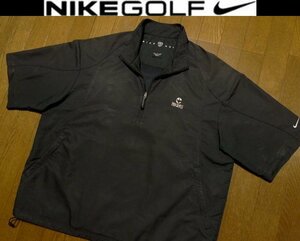 L(US)XXL(JP位)【即買セール送無料】超希少 ナイキゴルフUSA限定GCC1点物 防風撥水 特注刺繍プルオーバー半袖ジャケット3L 2XL 4L 3XL位