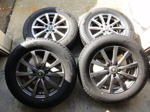 FS　MANARAY　SPORT　16インチ　6.5J＋28　PCD114.3　5H　ブリジストン　ブリザック　VR×3　215/60R16　21年27週