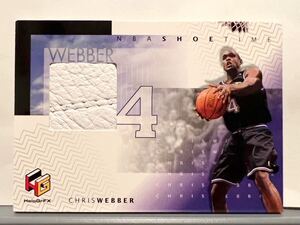 1:431 超絶レア HoloGrFX Shoetime 99 Upper Deck Chris Webber クリス・ウェバー NBA 実使用 スニーカー Kings キングス Panini All-star