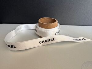 ◆CHANEL◆シャネル ラッピング用リボン・幅：約0.8㎝・長さ：約103㎝◆