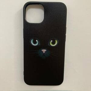 新品送料無料　黒猫　ねこ　かわいい iPhone14ケース　動物　ネコ　アニマル　おもしろ　人気デザイン　おしゃれ ソフトケース