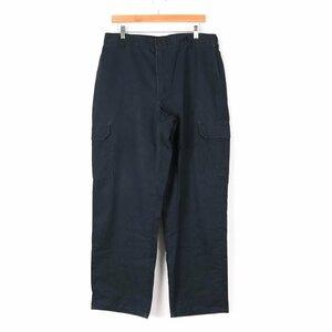 ディッキーズ ワークパンツ ペインターパンツ サイドポケット ワンポイントロゴ メンズ 36×32サイズ ネイビー Dickies