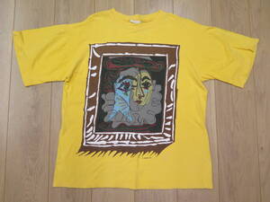 1994年　PICASSO　ピカソ　ヴィンテージ　アート半袖Tシャツ　SPADEM 94