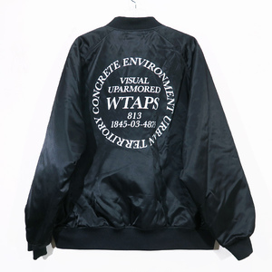 WTAPS ダブルタップス 24AW TEAM/JACKET/NYLON.TWILL 242TQDT-JKM05 チーム ジャケット ナイロン ツイル ブラック アウター Deck