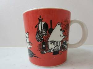 【希少!】ARABIA Moomin mug rose(Moominmamma) 1991-99