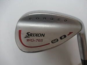 ★SRIXON スリクソン WG-705 ウエッジ SW 52° 純正スチールシャフト F728　★レア★激安★中古★　★